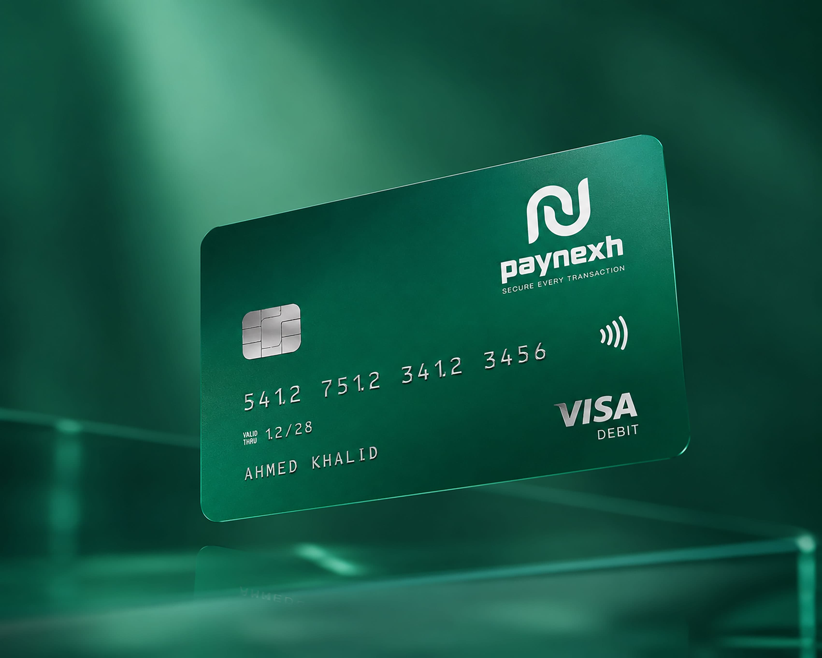 Paynexh brand identity application