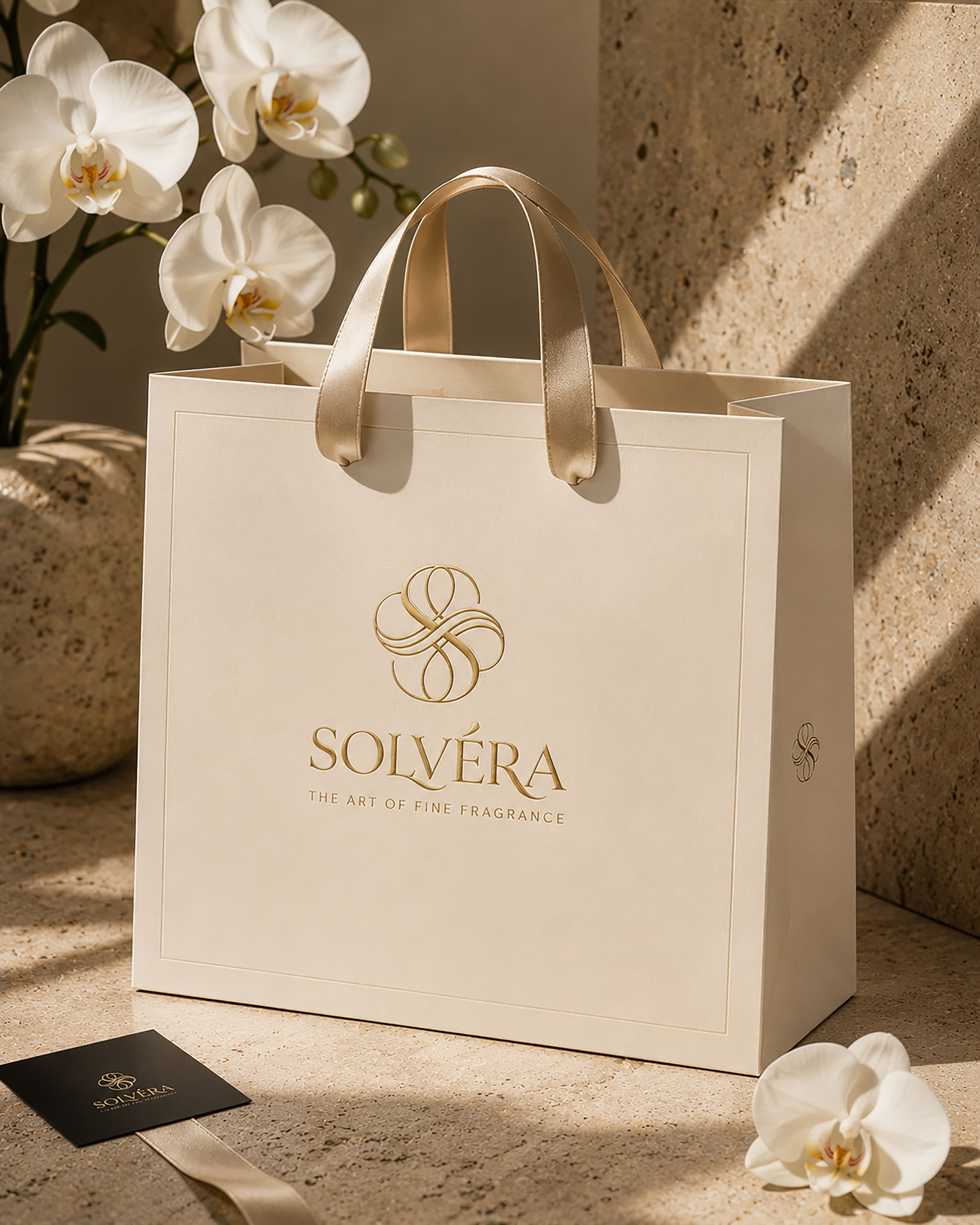 SOLVÉRA branded shopping bag